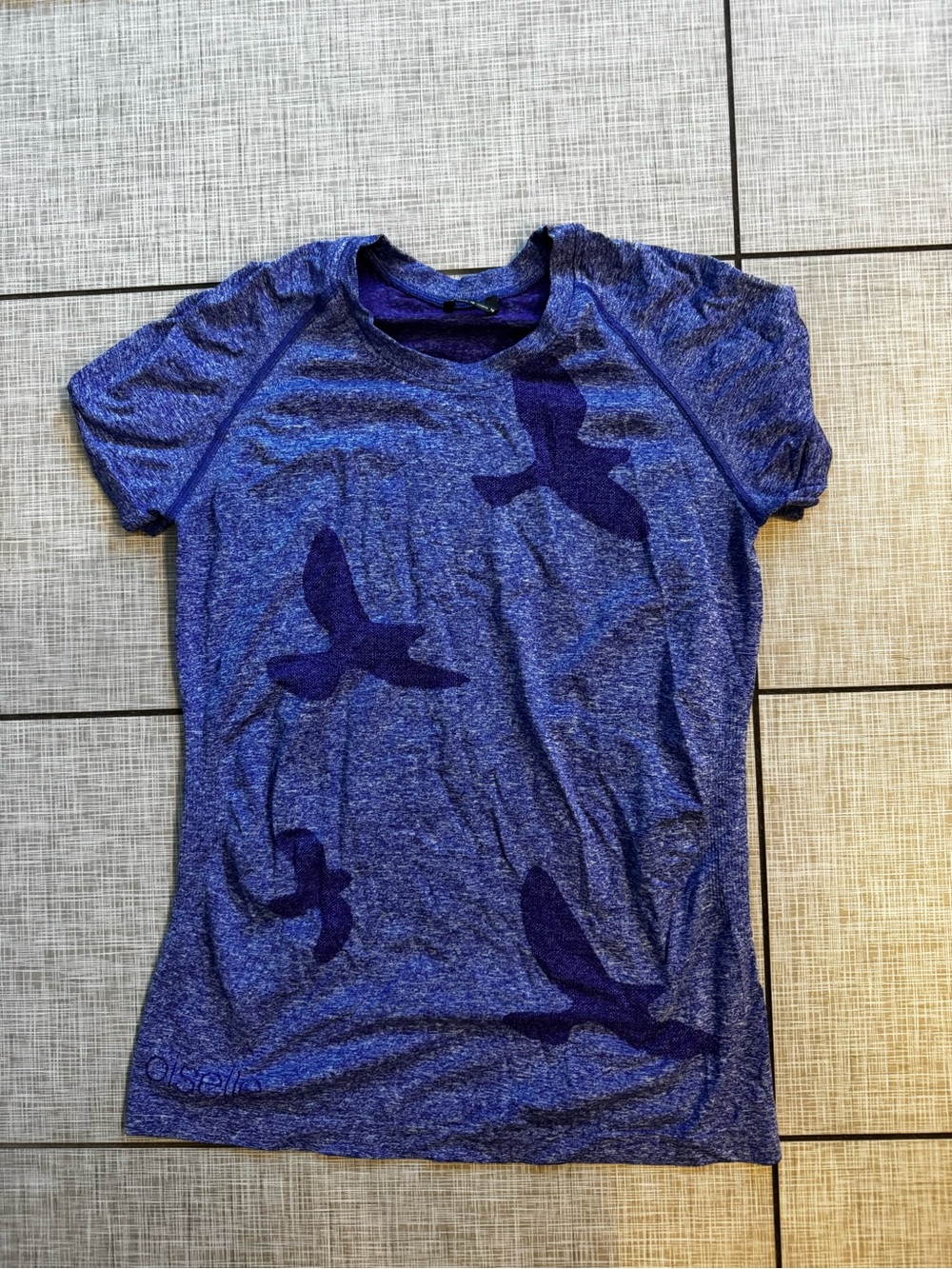 Oiselle Flyte Short Sleeve Running Technical Tee L